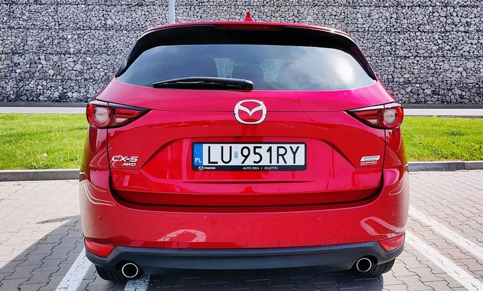 Mazda CX-5 cena 123000 przebieg: 46211, rok produkcji 2020 z Lublin małe 781